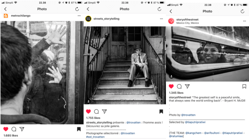 foto di instagram in primo piano