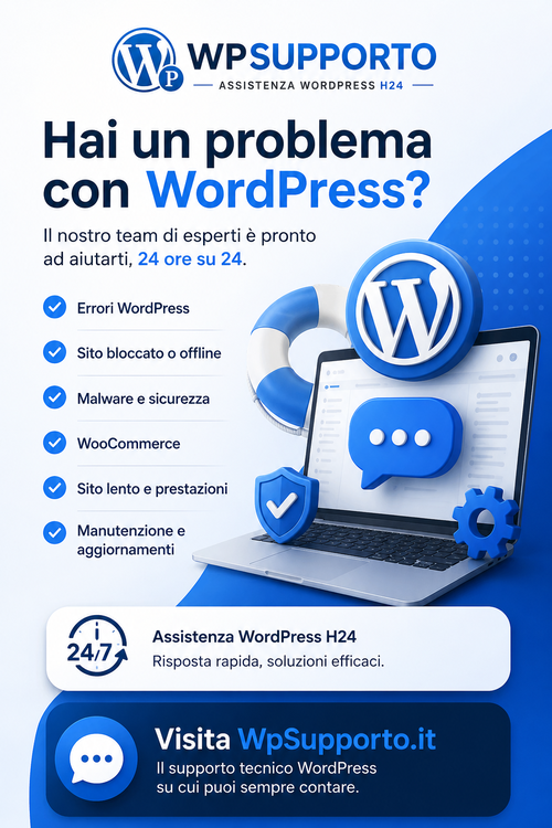 Assistenza WordPress