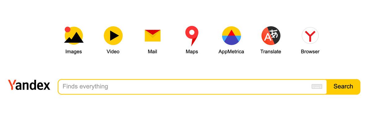 Motore di ricerca Yandex
