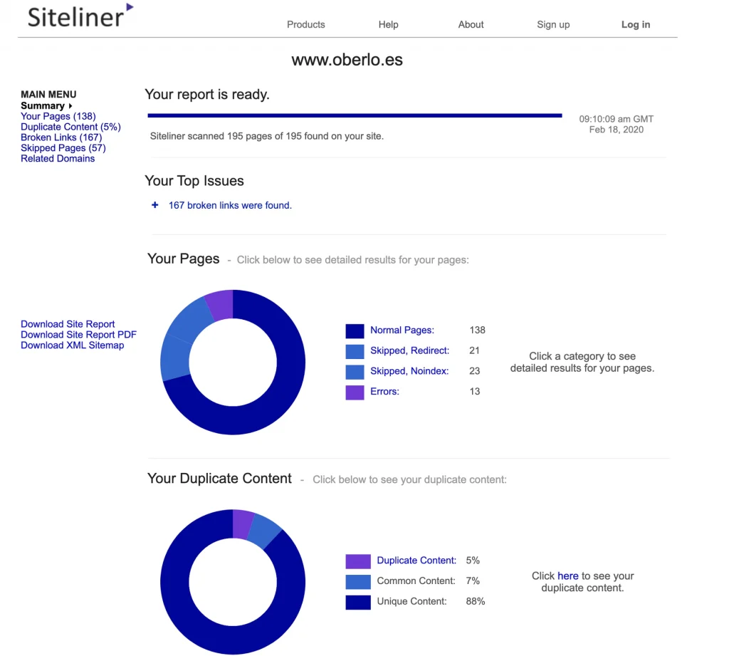 Siteliner