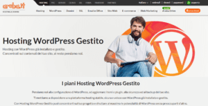 Web Hosting Gestito per WordPress di Aruba.it