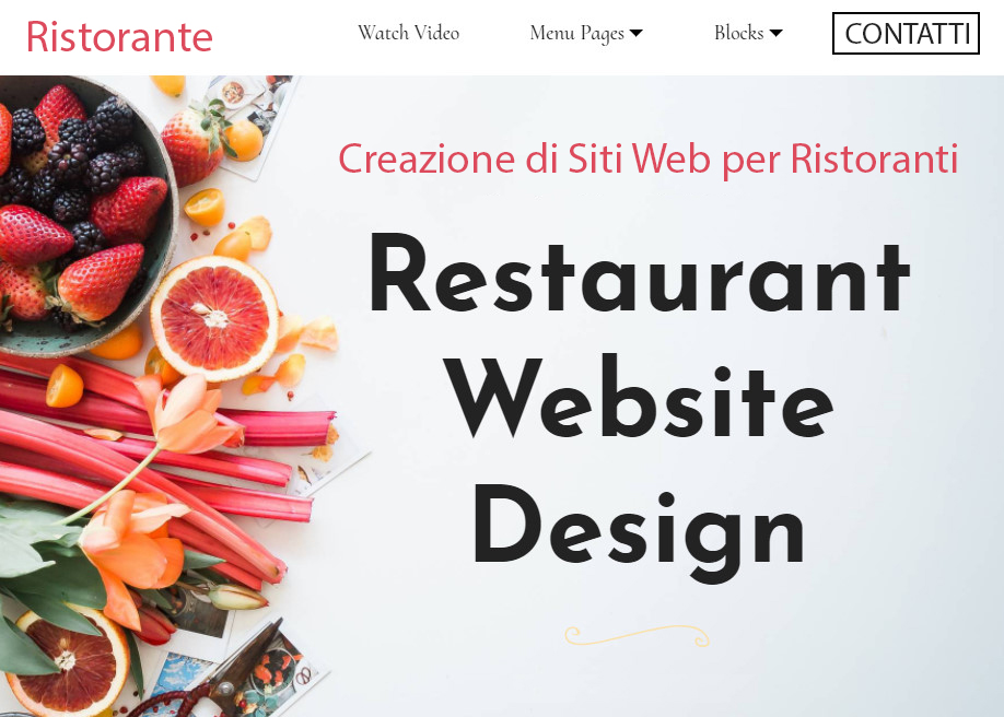 Creazione di Siti Web per Ristoranti