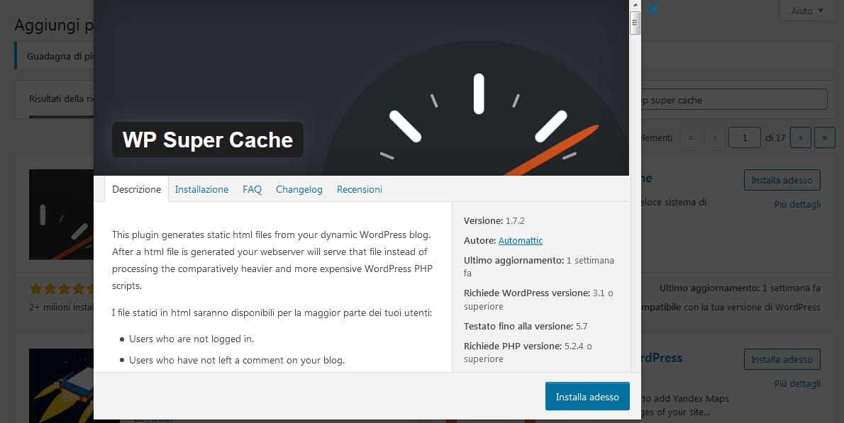 Come Configurare WP Super Cache su WordPress