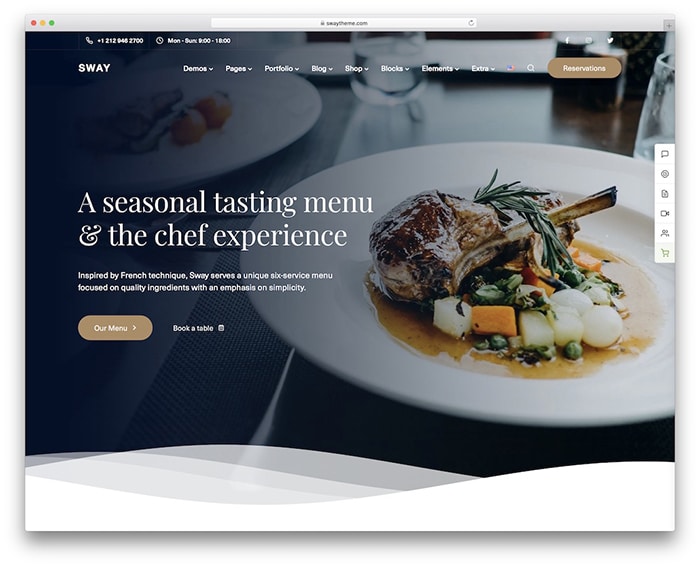Realizzazione sito web ristorante Lecce