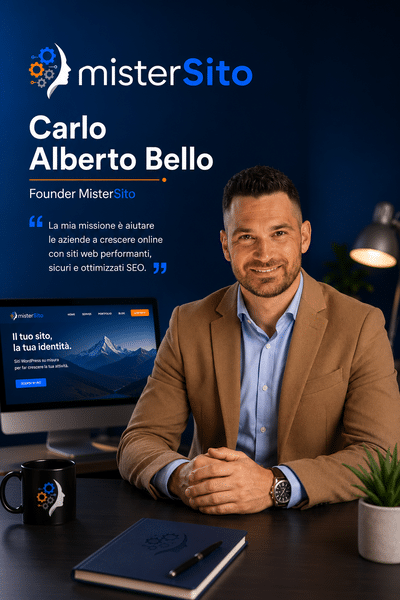 Carlo Alberto Bello Founder MisterSito