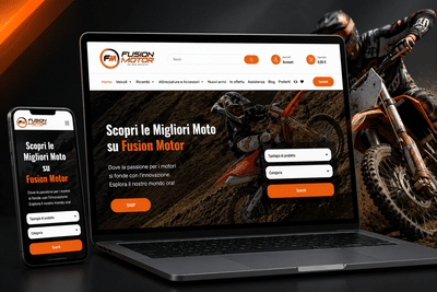 Realizzazione sito web Fusion Motor
